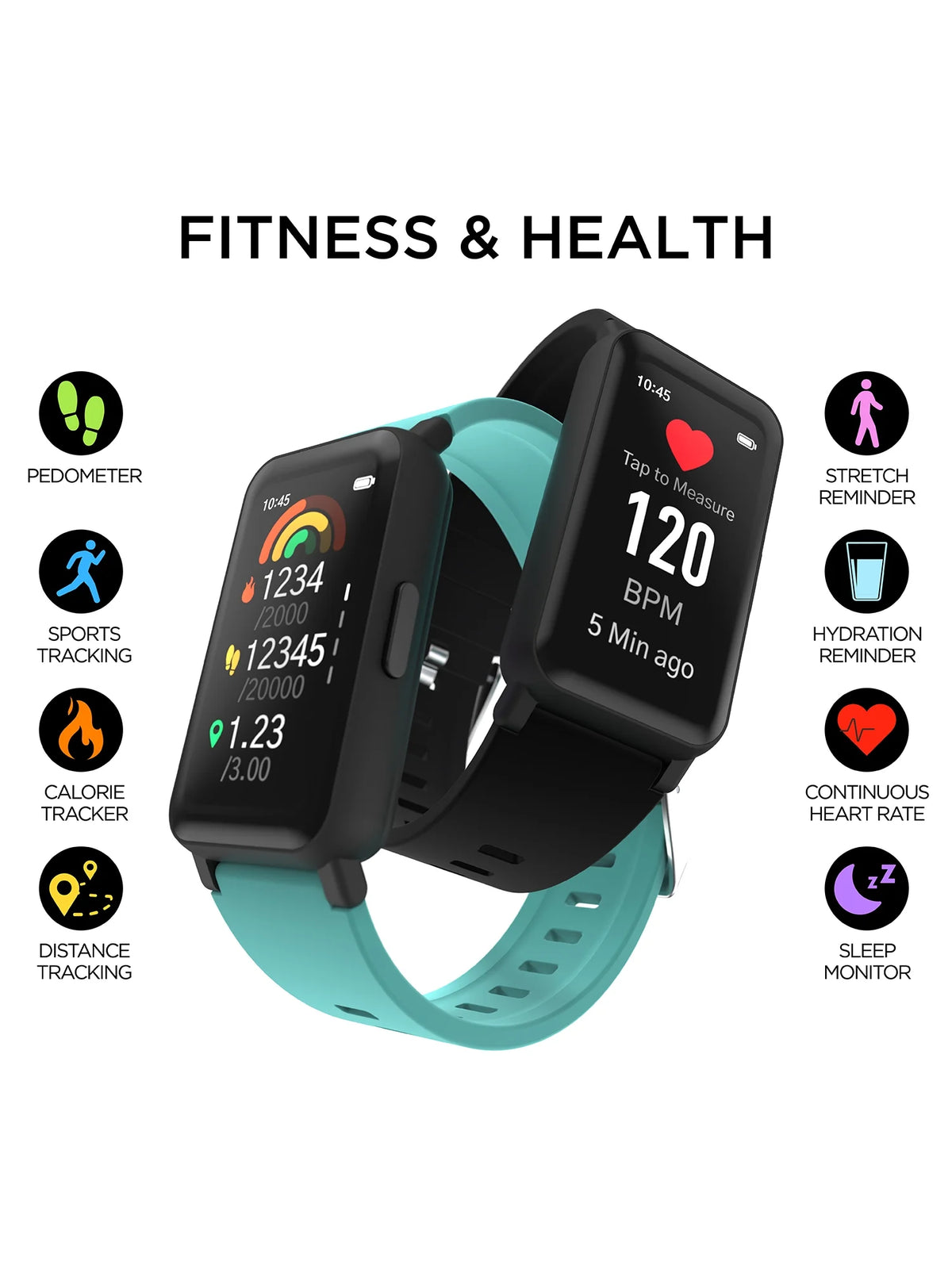 Active 3 Unisex Adult Smartwatch Fitness Tracker, Merlot, Silicone Strap