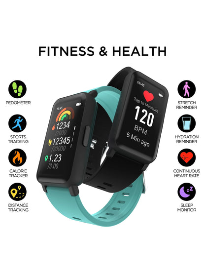 Active 3 Unisex Adult Smartwatch Fitness Tracker, Merlot, Silicone Strap